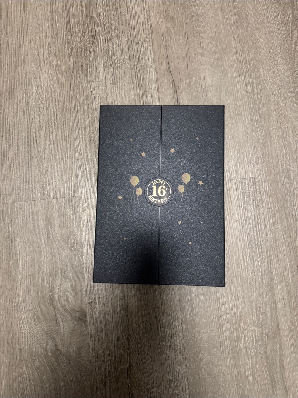 ***2/$15***  16th Birthday Tri-Fold Greeting Card with Gold Foil Detail